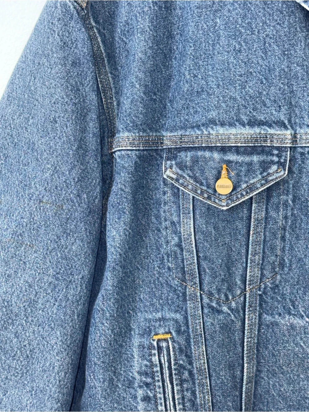 {XXL} Vintage Carhartt XXL Denim Blanket Lined Work Jacket